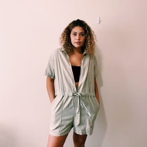 Utility Romper Urban Outfitters